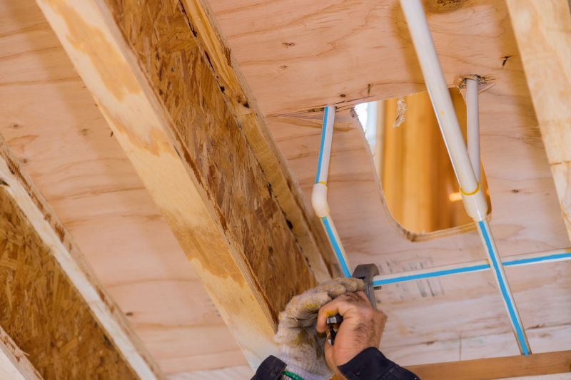 Plumber Installing a Water Line